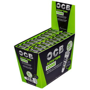 OCB Activ Tips Cone Aktivkohlefilter 6mm/8mm 20/25