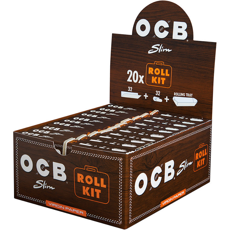 OCB Unbleached Roll Kit Virgin Paper 20/32