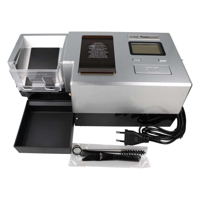 Zorr Elektrische Stopfmaschine Powermatic 5+ Deluxe - Vollautomatisch mit Schredder