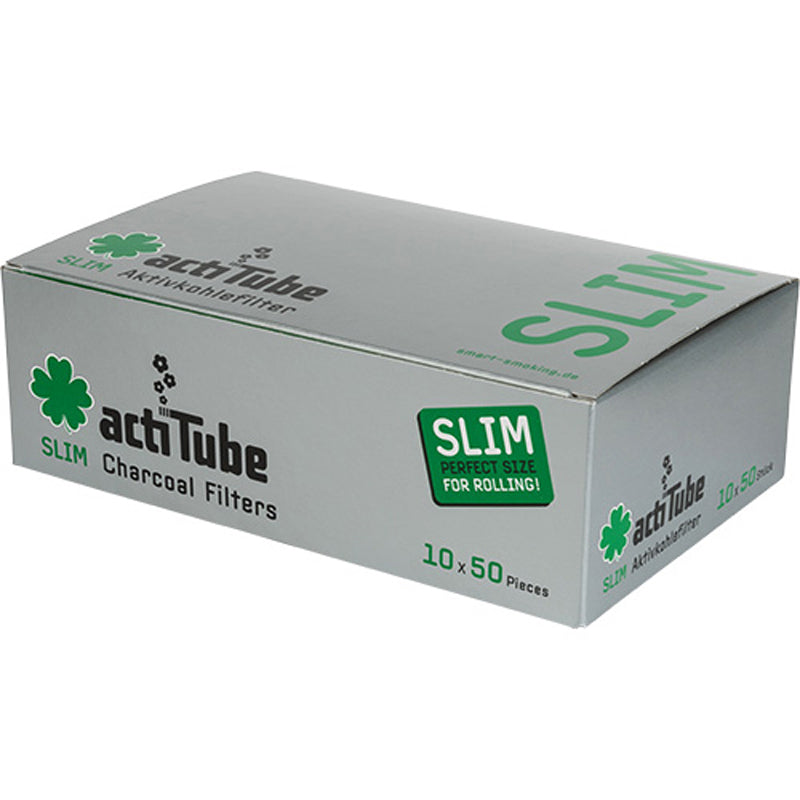 ACTITUBE Slim Aktivkohlefilter 50Stk./Pkg.7mm
