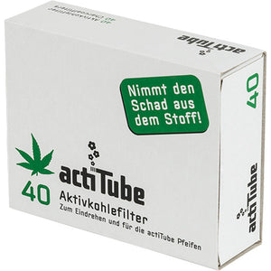 ACTITUBE 8mm Aktivkohlefilter 40Stk./Pkg.