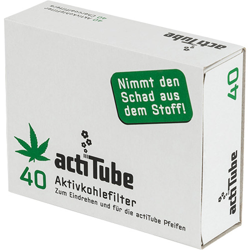 ACTITUBE 8mm Aktivkohlefilter 40Stk./Pkg.