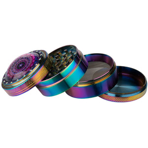 Zorr Grinder Epoxy Rainbow 50 mm - 4 Teile
