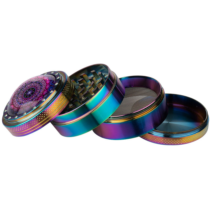 Zorr Grinder Epoxy Rainbow 50 mm - 4 Teile