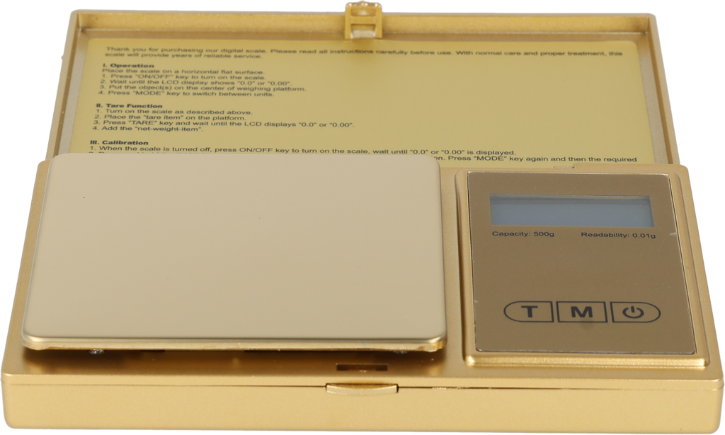 Feinwaage Gold 500g