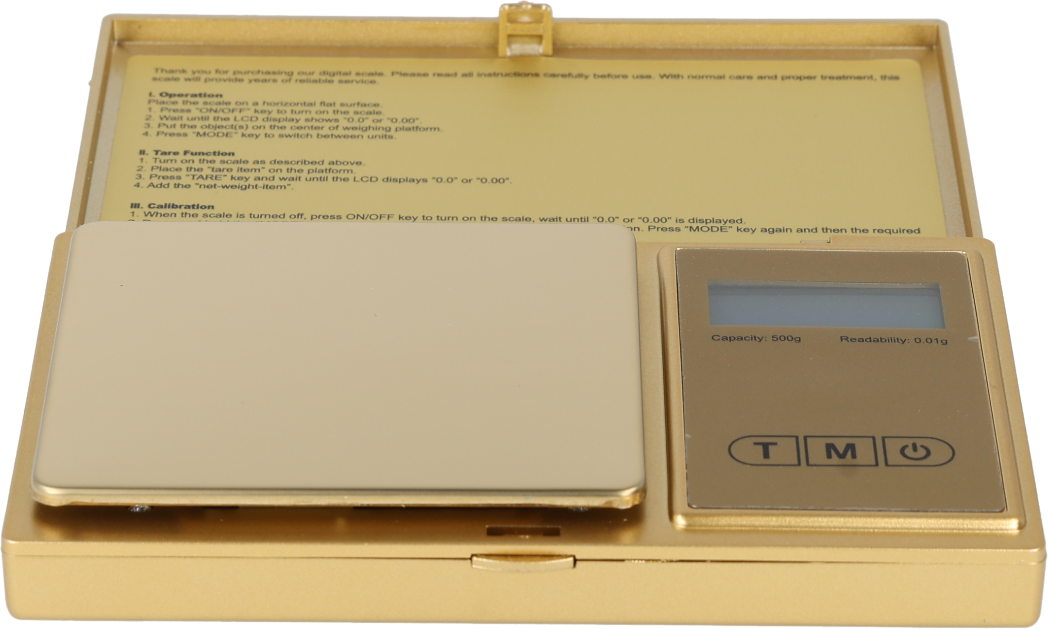 Feinwaage Gold 500g