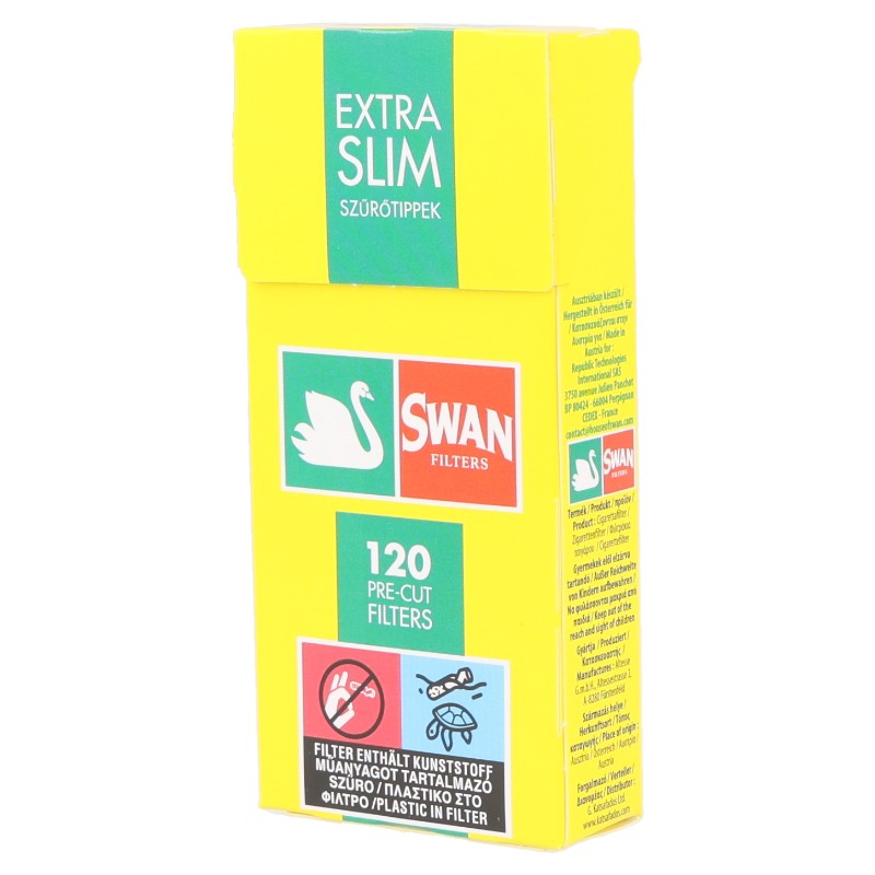 Filter Tips SWAN Extra Slim Flip Top 20 Schachtel