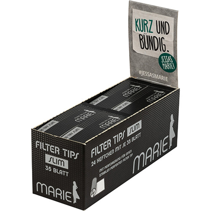 Marie Filter Tips Slim 24 Heftchen á 35 Blatt