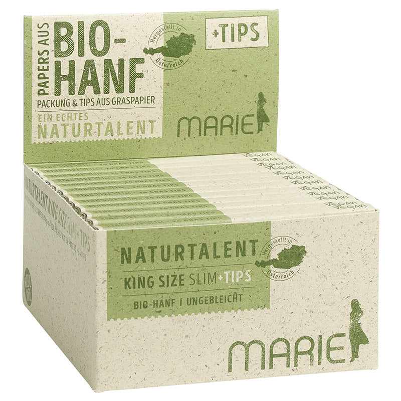 Marie Naturtalent King Size Slim + Tips - 24 Stk. à 34 Paper+Tips