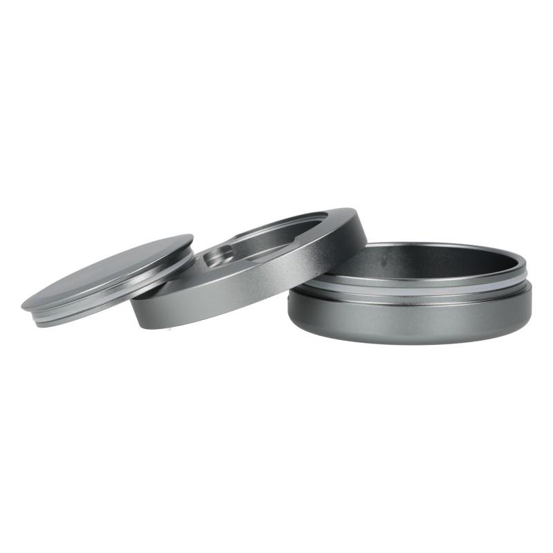 ZORR Snusdose Metall - feuchtigkeits- und geruchsdichter Behälter | Aluminium-Dose